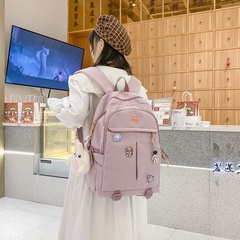 Large-capacity school bag Korean version student backpack