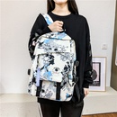 Largecapacity schoolbag 2021 Korean version of student backpackpicture7