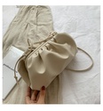 Korean fashion oneshoulder messenger cloud bag fold dumpling bagpicture11