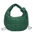 portable small bag new down feather cloud fold shoulder bag casual light underarm bagpicture12