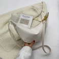 Temperament handbags new solid color simple fashion casual bag single shoulder messenger bagpicture11