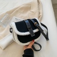 Retro texture bag new trendy semicircle saddle bag shoulder messenger bagpicture10