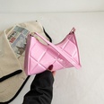 Sac  bandoulire textur en forme de losange nouveau sac sous les bras de couleur bonbon tendance de la mode sac  main personnalispicture14