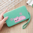 New ladies long clutch fashion multipurpose cat embroidered walletpicture17