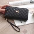 Korean fashion ladies double pull wallet bowknot PU leather multicard wallet  NHLAN520916picture12