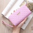Korean fashion ladies double pull wallet bowknot PU leather multicard wallet  NHLAN520916picture13