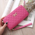 Korean fashion ladies double pull wallet bowknot PU leather multicard wallet  NHLAN520916picture15