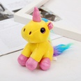 new color unicorn keychain plush doll pendant cute cartoon bag ornaments wholesalepicture9