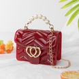pearl handbag pure color diamond jelly bag cute chain bagpicture16