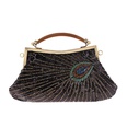 Retro heavy craft beaded embroidery bag portable dinner bag classic bridal bagpicture15