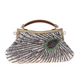 Retro heavy craft beaded embroidery bag portable dinner bag classic bridal bagpicture18