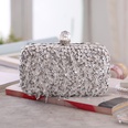 neue perlenbesetzte Dinnerbag Clutch Hardbox kleine quadratische Taschepicture14