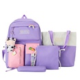 Korean version of student backpack largecapacity backpackpicture12