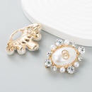 Nouveaux accessoires corens simples de broche de diamant de couronne de perle en grospicture11