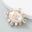 Nouveaux accessoires corens simples de broche de diamant de couronne de perle en grospicture15