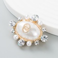 Nouveaux accessoires corens simples de broche de diamant de couronne de perle en grospicture18