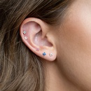 blue flower bloggers screw piercing ear bone nail earringspicture14