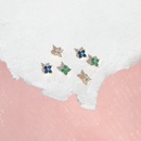 blue flower bloggers screw piercing ear bone nail earringspicture16