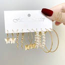 geometric diamond creative butterfly snake pendant earrings setpicture12