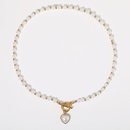 Perlen Retro einfache Halskette Herz Anhnger Schlsselbeinkette Grohandelpicture10