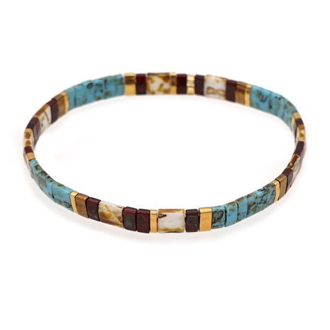 retro ethnic creative niche beads handmade beaded folded bracelet's discount tags