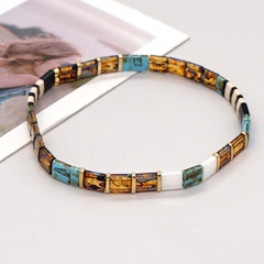 women retro Egyptian style beads handmade beaded bracelet
