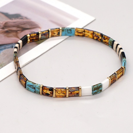 women retro Egyptian style beads handmade beaded bracelet's discount tags