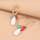 Fashion Baroque Pearl Coral Stone Natural Stone Vintage Earrings Wholesalepicture10