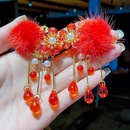 New Year Childrens Red Wafer Girl Super Fairy Chinese Ancient earring NHQIY522202picture9