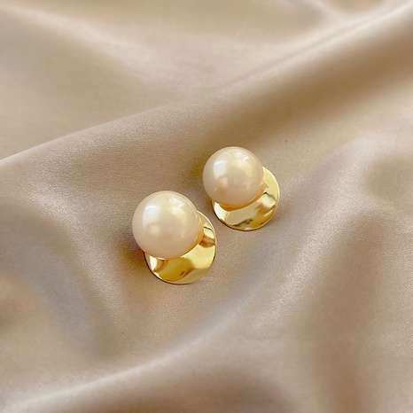 romantic french office style large pearl round heart earrings's discount tags