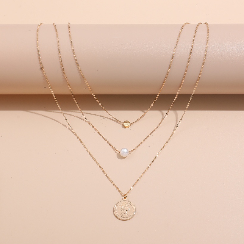 Bijoux Fantaisie Colliers | Collier De Perles Empiles De Paillettes Multicouches Nouveaux Bijoux Transfrontaliers - EQ81516