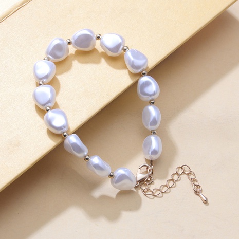 irregular niche creative design bracelets Baroque pearl bracelets's discount tags