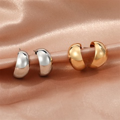 European and American jewelry simple personality C-shaped earrings