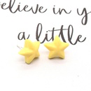 Korean cute resin fruit color star earrings threedimensional fivepointed star earringspicture10