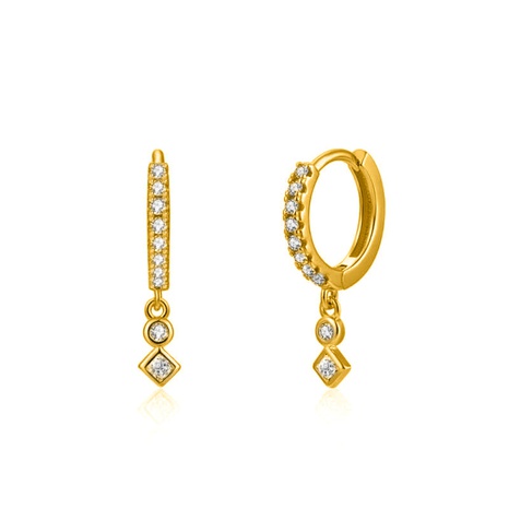 geometrische Diamantohrringe Ohrringe mit europäischer und amerikanischer Persönlichkeit's discount tags