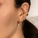 Europische und amerikanische SternMondKreuz geometrische Ohrringe DiamantOhrschnallepicture7
