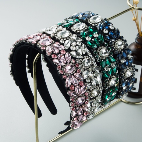 fashion shiny glass drill headband hair accessories  NHLN522634's discount tags