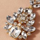 fashion earrings irregular geometric pendant full diamond earringspicture7