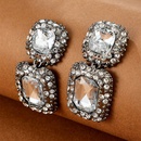 simple earrings inlaid imitation gemstone earrings geometric earringspicture6