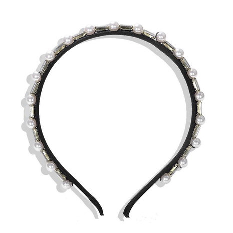 retro geometric rhinestone pearl headband wholesale's discount tags