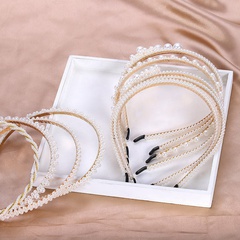 retro pearl fine headband hair accessories wholesale