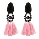color retro ethnic tassel exaggerated large diamond earringspicture6