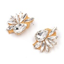 Koreanische Schmuck Intarsien Kristall Diamant Ohrringe Mode Ohrringepicture8
