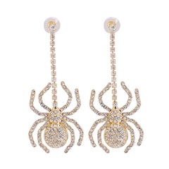 European and American new style claw chain spider earrings diamond earrings
