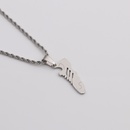 Stainless Steel Jewelry Twist Chain Does Not Change Color Shoe Pendant Necklacepicture8