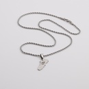 Stainless Steel Jewelry Twist Chain Does Not Change Color Shoe Pendant Necklacepicture9