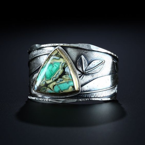 new dragon crystal green pine gemstone tree leaf ring's discount tags