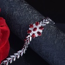 Nische Romantic Lady Trend Super Flash Zirkon Rot Rubin Armbandpicture10