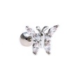 fashion Butterfly Stud Temperament Simple Thread Lock Earringspicture34