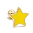 Classic love star moon earrings screw piercing screw ball ear studspicture39
